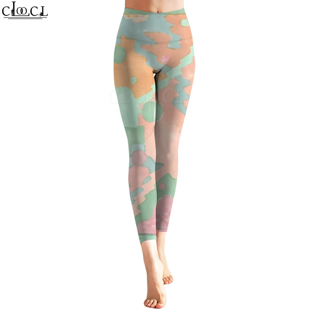 CLOOCL Fashion News Casual Workout Trousers Women Seamless Legging Pretty Colors Print Legins Pants Clothing