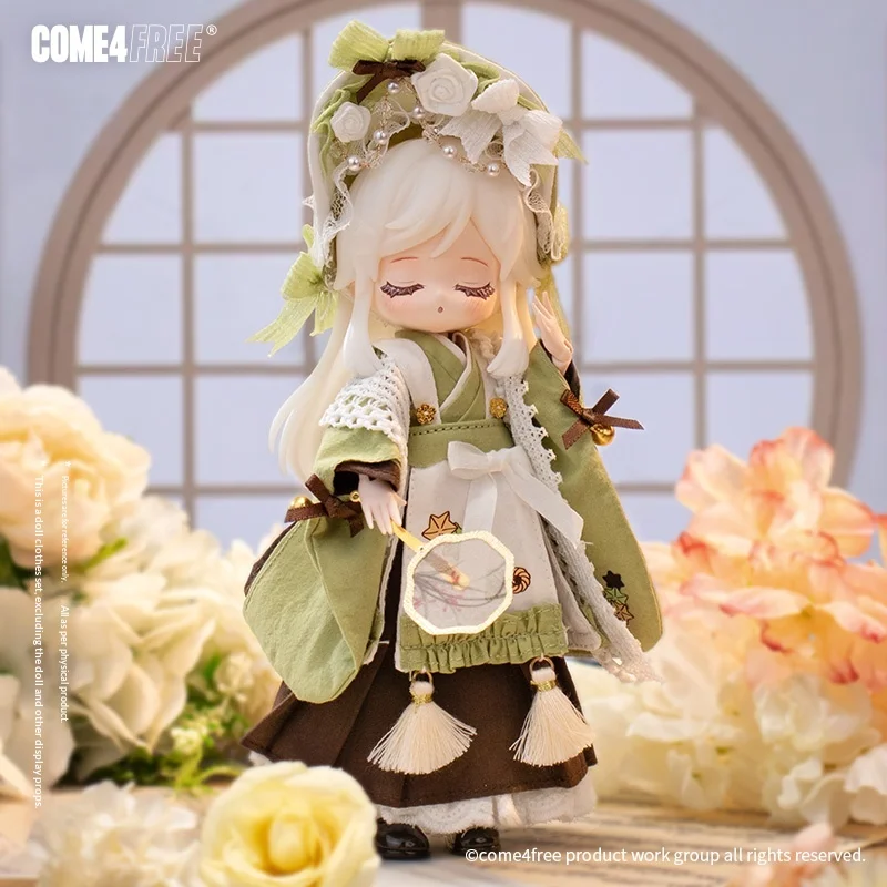 

Come4free Dessert Series Matcha Fruit Doll Clothes For 12-Inch Ob11 Bjd Dolls - Set Of 3 Accessories Without Doll