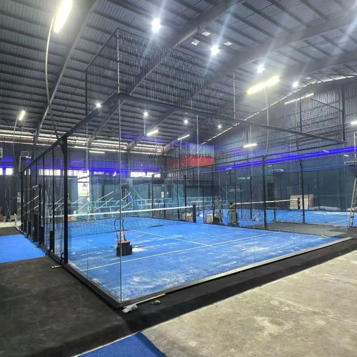 Padel Manufacturer Outdoor Paddle Tennis Court Panoramic Padel Court With Tempered Glass 12mm Installation Team Available