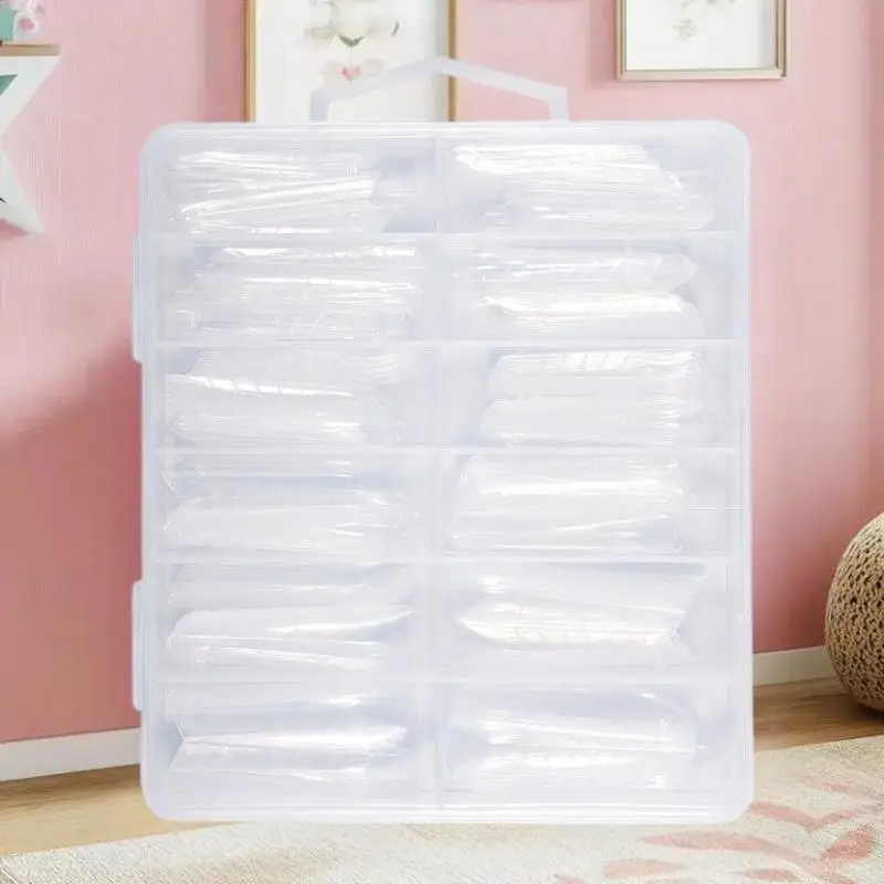 120 pz Punte False Costruzione Rapida Gel UV Acrilico Stampo Per Unghie Copertura Completa Sistema Per Unghie Che Modella Estensione Top Doppia Forme Unghie Stampo