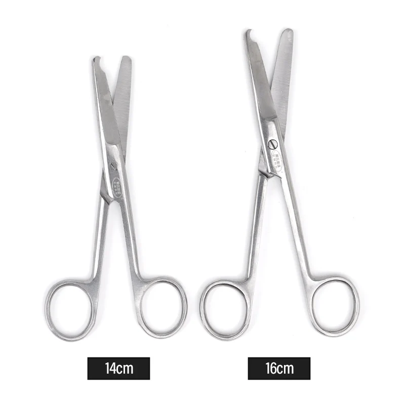 1pc Stainless Steel Remove Suture Scissors Surgery Medical Stitch Scissor Trimming Forceps  Dentistry Tool 14/16cm