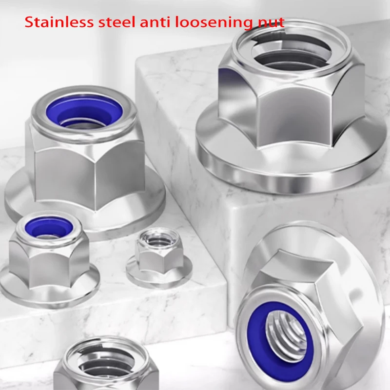 Flange Nut Lock Nut M3 - M16 High Quality Stainless Steel Hexagon Hex Head Serrated Spinlock DIN6923﻿