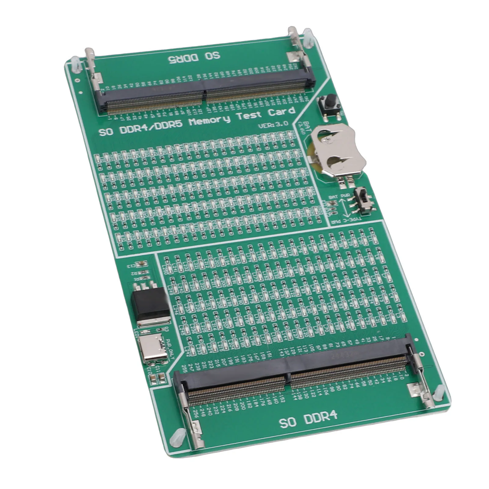 �y�Z�[�����zDDR4 DDR5 �������e�X�^�[ 2 in 1 �������f�f�A�i���C�U�[ RAM �e�X�^�[ LED ���C�g�t�� ���b�v�g�b�v �f�X�N�g�b�v �T�[�o�[ �R���s���[�^�[�p