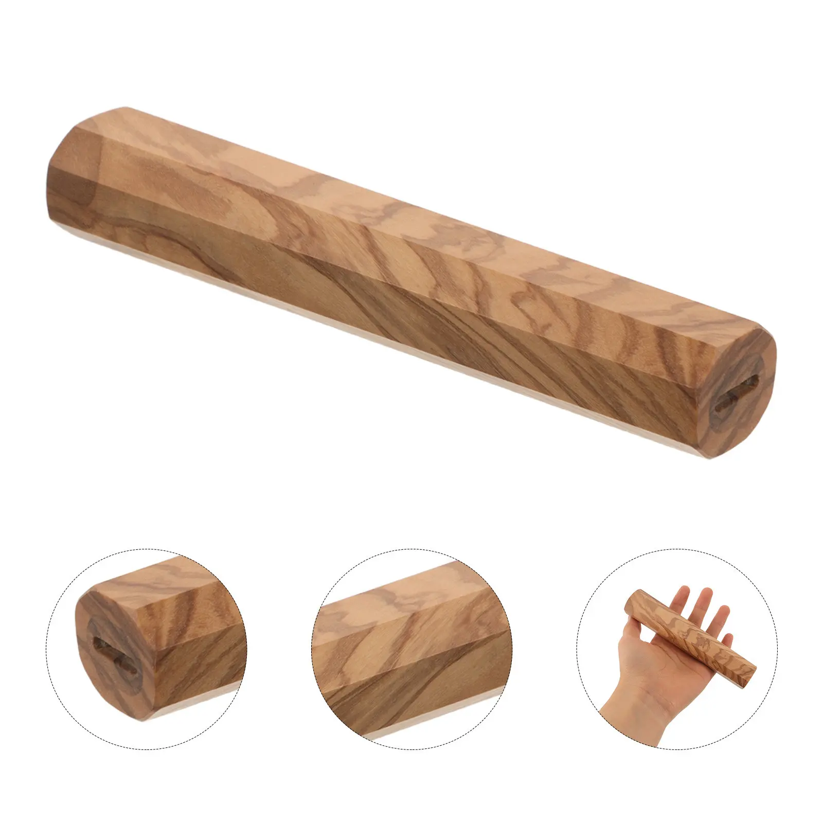 Octagonal Wooden Kitchen Knife Handle Japanese Style Replacement DIY Knife Handle Repair for Chef Sashimi Knives