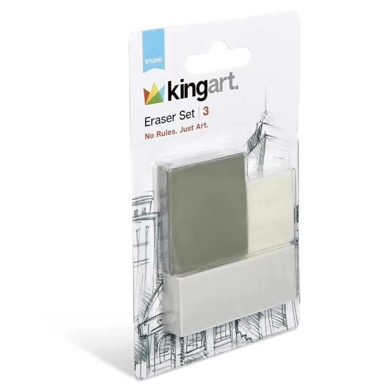 Borrachas variadas, conjunto de 3