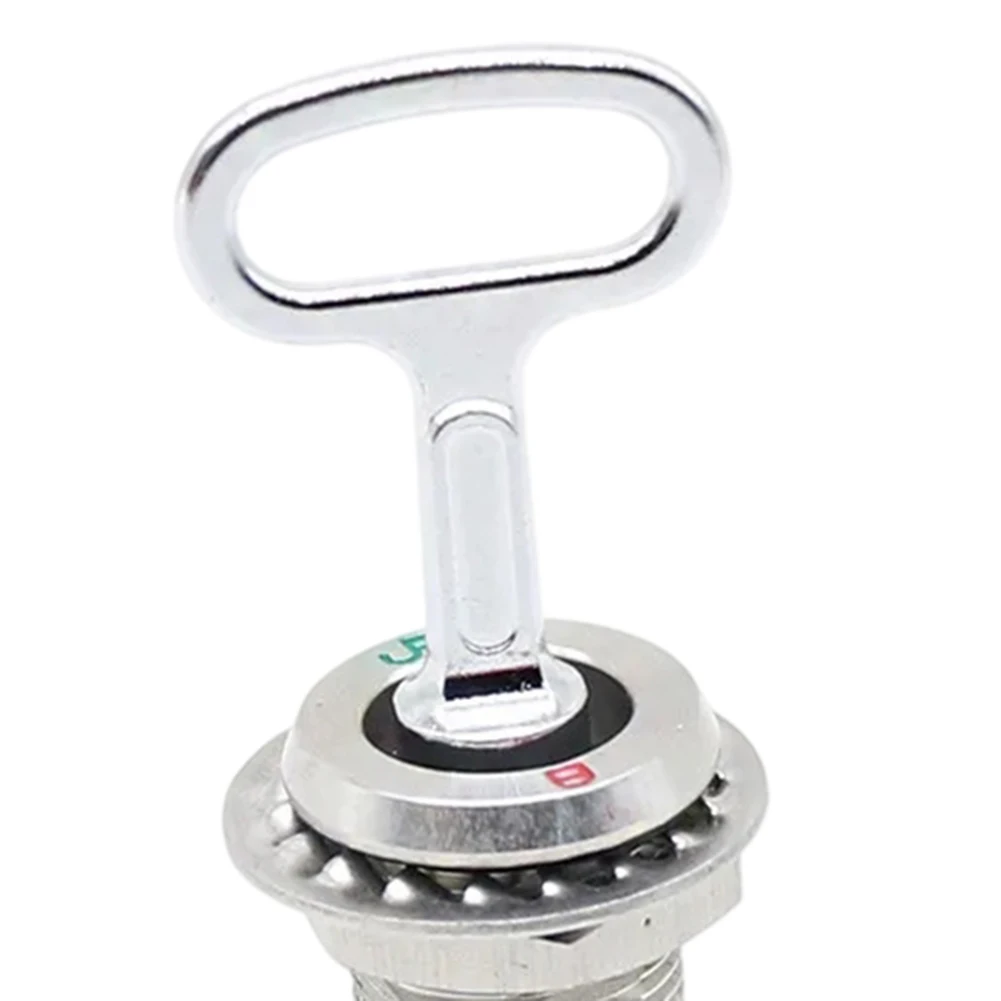 Stainless Steel Mechanical Lock Featuring Telescopic Adjustment and Triangular Profile for Distribution Box and Cabinet Use