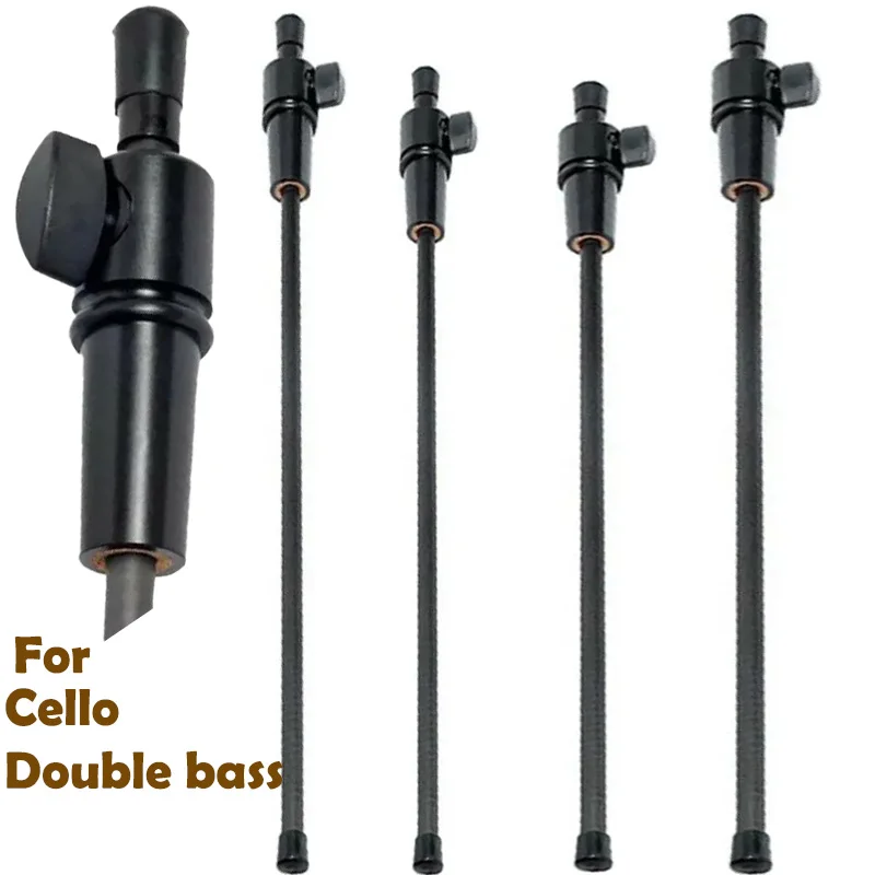 

Carbon Fiber Endpin For Cellos Double Bass 4/4 to 1/2 size Stretch Shrink Freely adjustable Bass Cello End Pin Tail Stopper