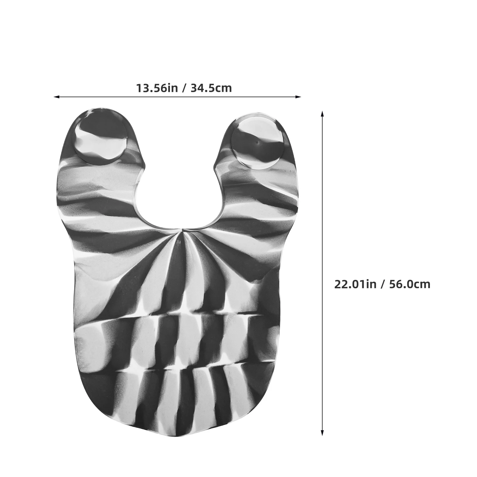 Grande spallacchiera per parrucchiere in silicone impermeabile Collare per tinture per capelli Parrucchiere Mantella da taglio Accessorio per parrucchiere