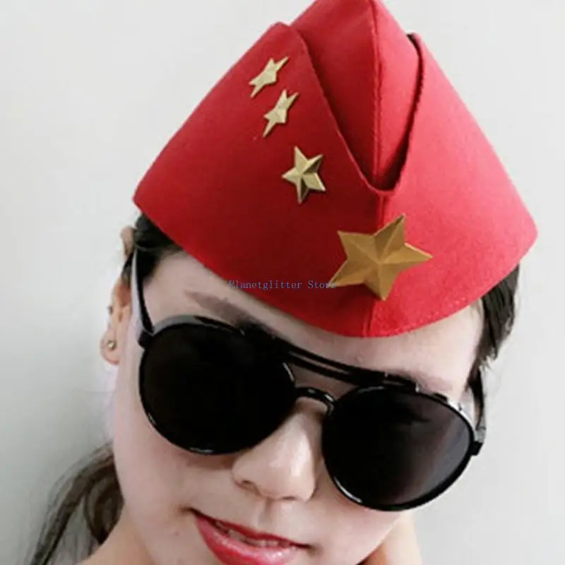 652B Sailors Captain Hat for Stage Headwear for Halloween Captain Hat Stage Shows