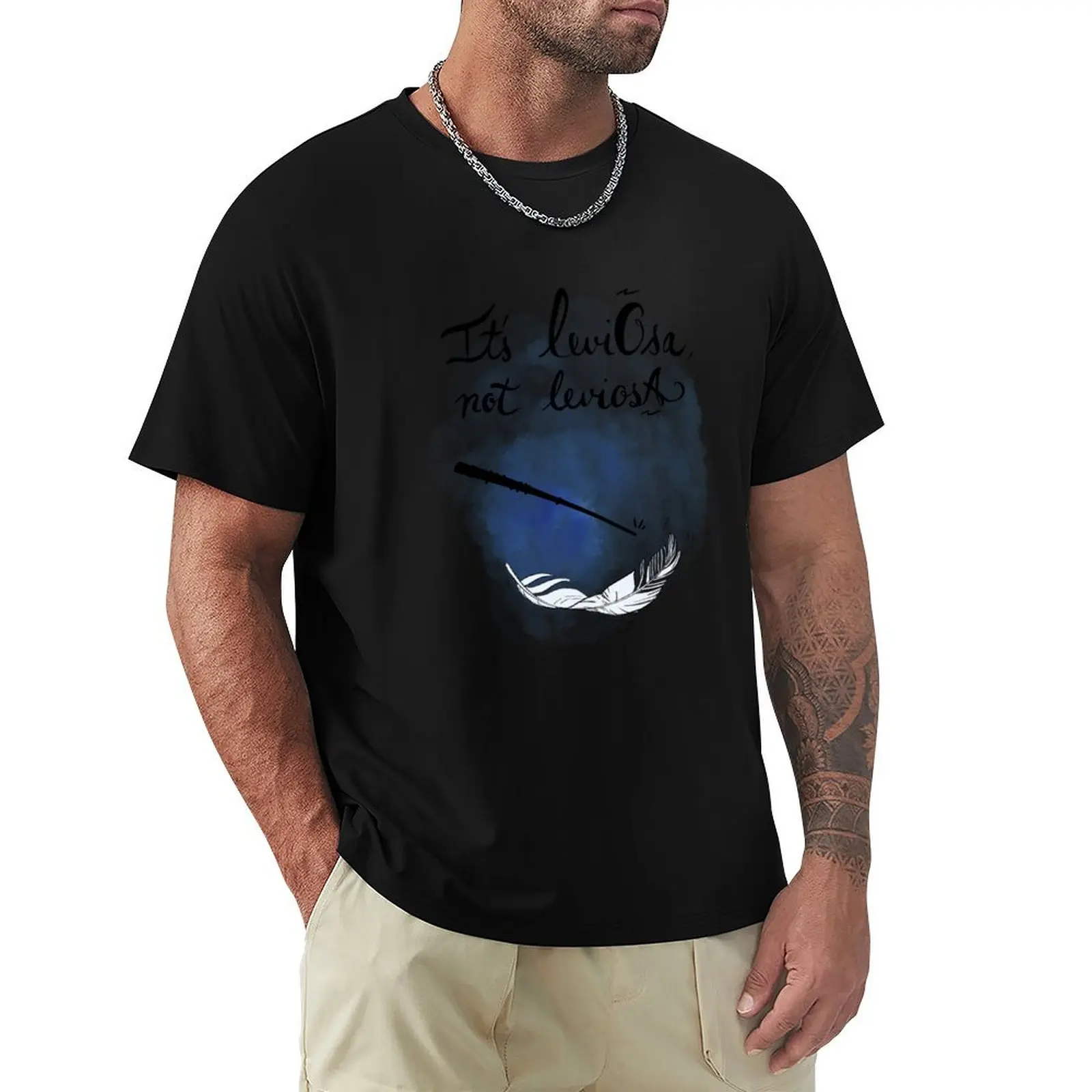 

It's LeviOsa, not LeviosA T-Shirt anime clothes tshirts personalised plain mens big and tall t shirts