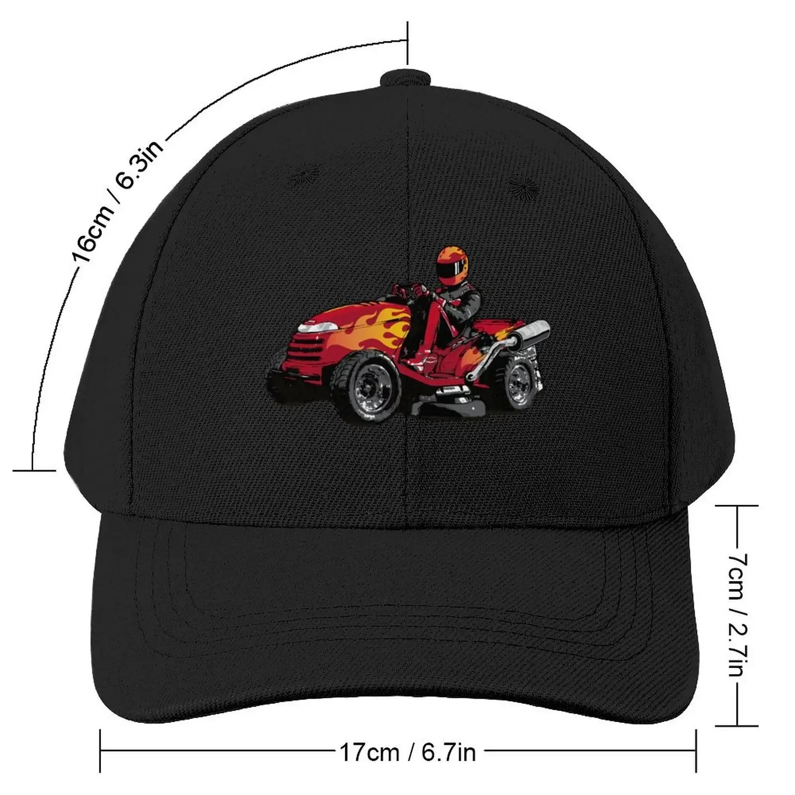 Lawnmower Racing - Mower - Lawn Mower Racing Baseball Cap Custom Cap hiking hat birthday Hats Man Women's