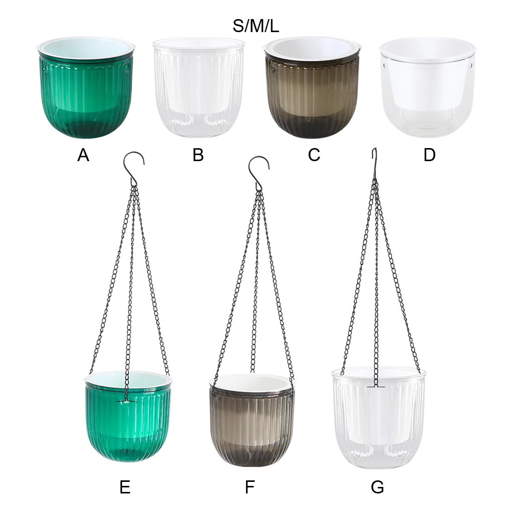 

ABS Exquisite Craft Hanging Flowerpot For Natural And Beautiful Plant Display Effortless Hydroponic