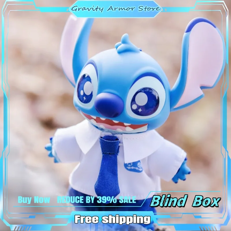 

Toptoy New Stitch Dress Up Show Series Trendy Blind Box Toys Cute Cartoon Collect Anime Stitch Model Girl Birthday Surprise Gift
