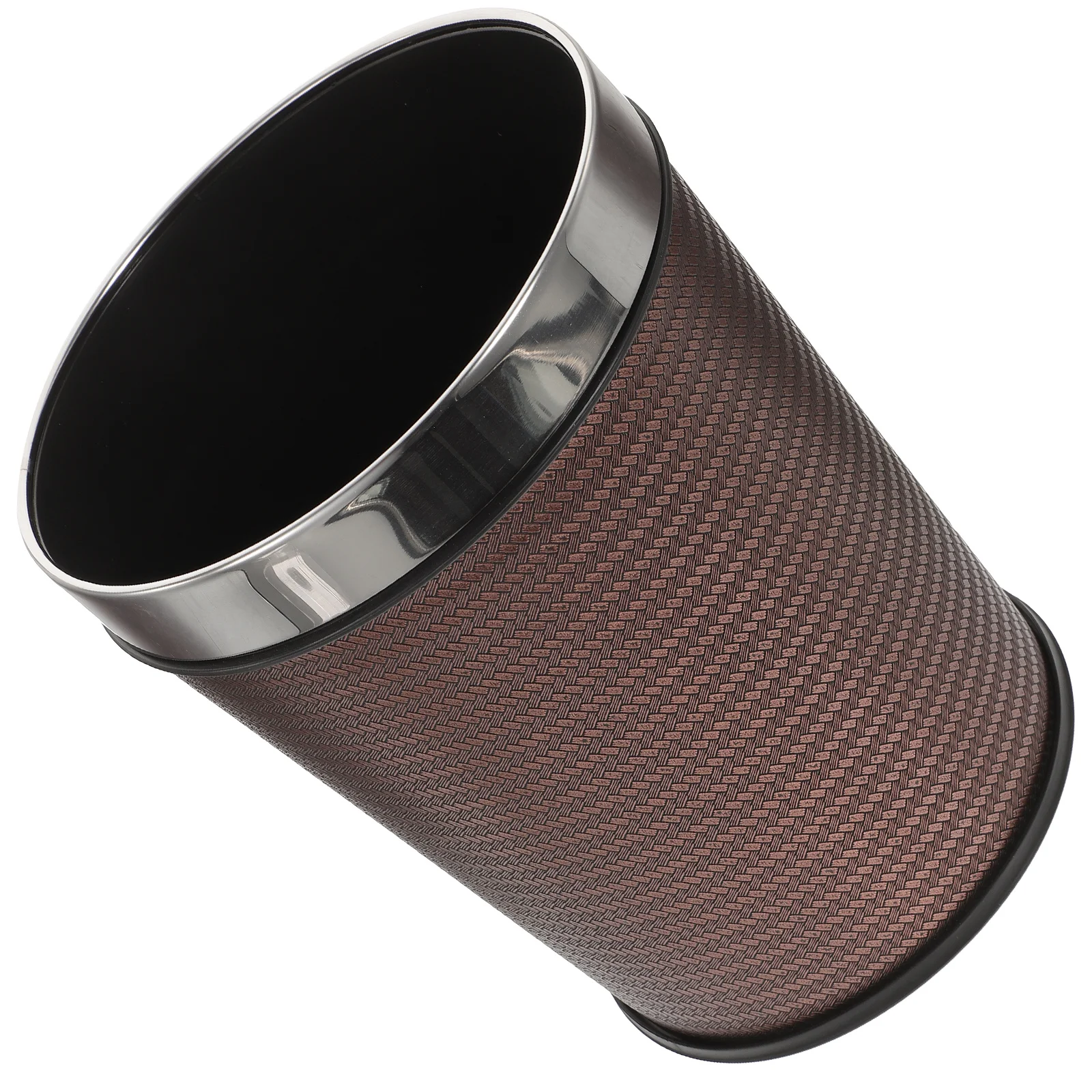 

Large Retro Household Trash Can Wear-Resistant Plastic Waste Bucket Daily Use Office Kitchen Bathroom Garbage Bin