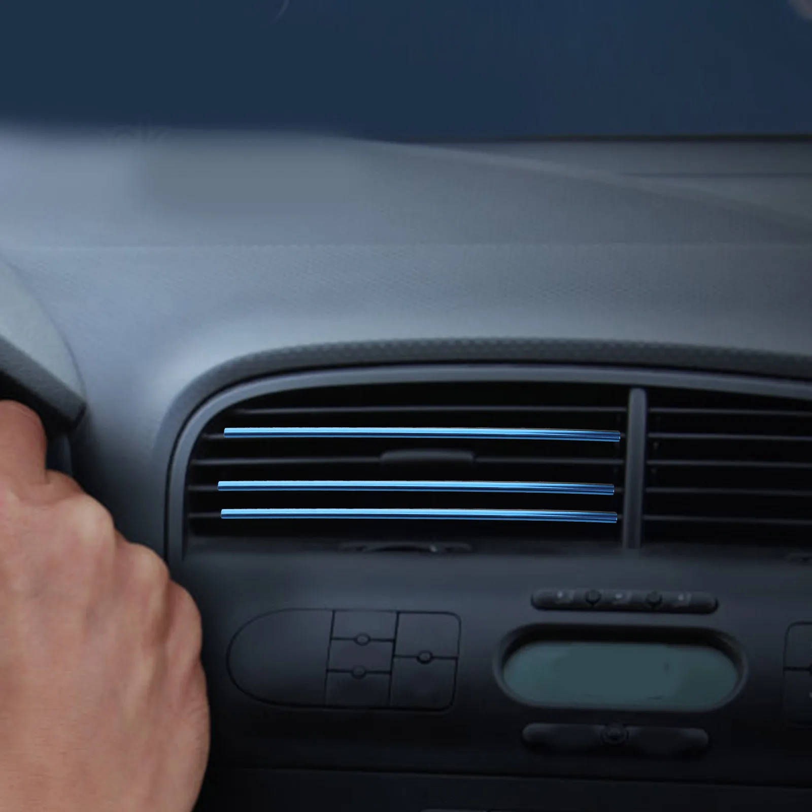 

40pcs Car Vent Decorative Strips Air Conditioner Outlet Accessories Interior Universal Car Decorations Automotive Vent Trims