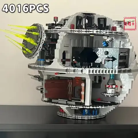 In stock 2026 NEW 4016PCS Death Star Great Ultimate Building Blocks Bricks Model Compatible With Legoed Birthday Toys Gifts