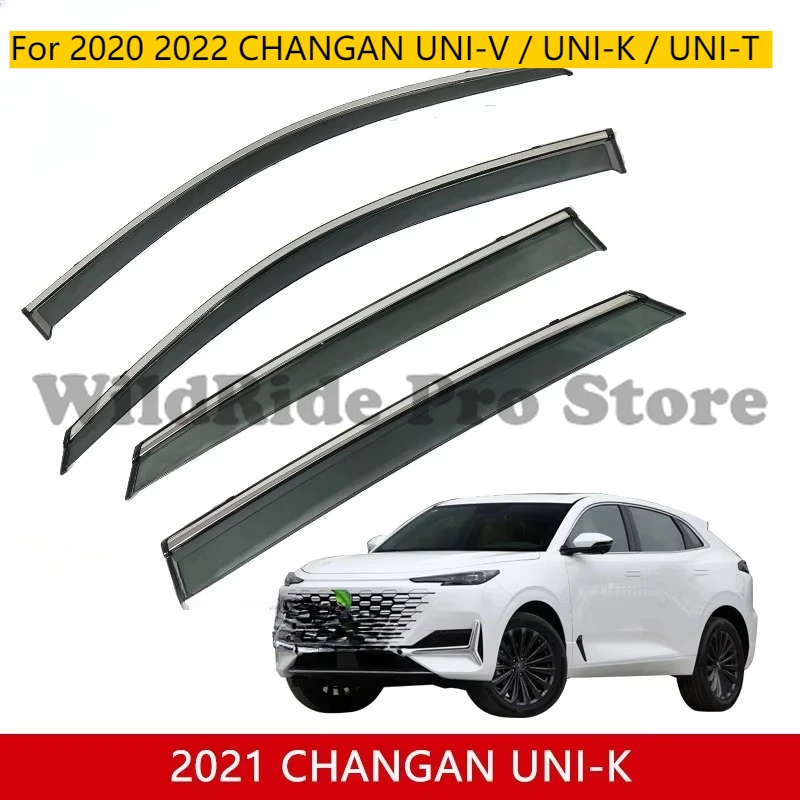 

Window Visor for 2020 2022 CHANGAN UNI-V / UNI-K / UNI-T Car Injection Window Wind Deflectors Vent Visor Door Visor