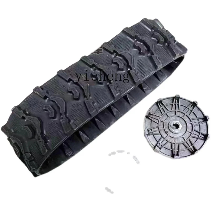 TQH Modified Snowmobile Electric ATV Kart Accessories Track Leather, Rubber Track Wheel, Bearing Drive Wheel