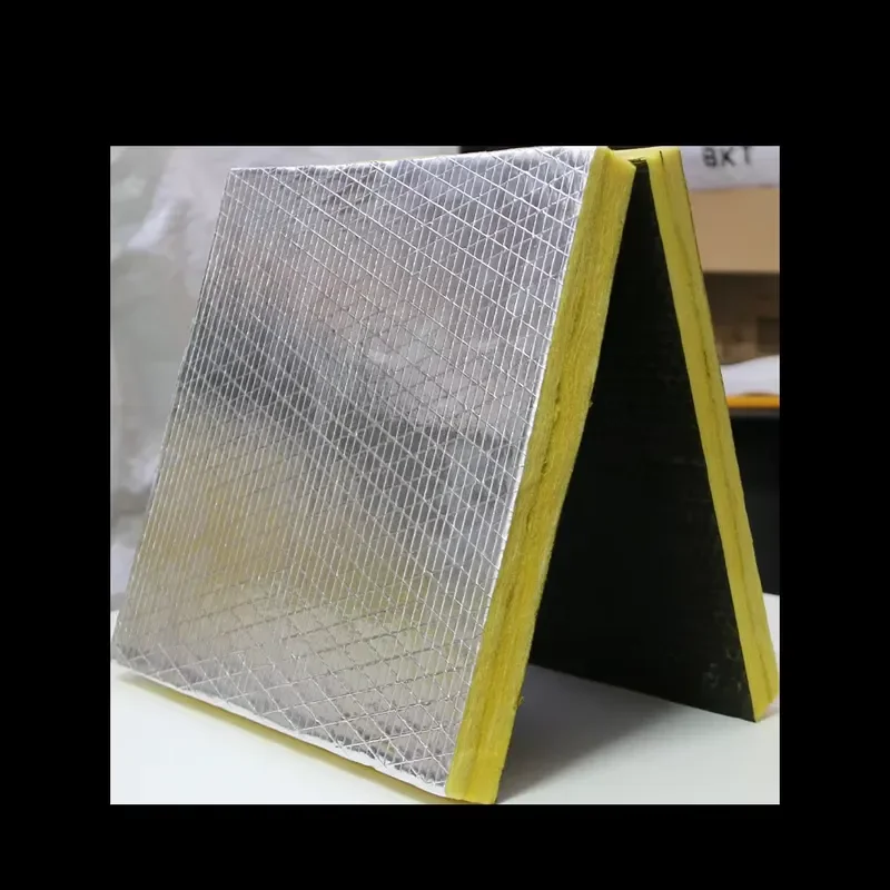 UL Certified R227.27 Aluminum Foil Faced Glass Wool Insulation Board 75mm for HVAC Duct, Duct Board