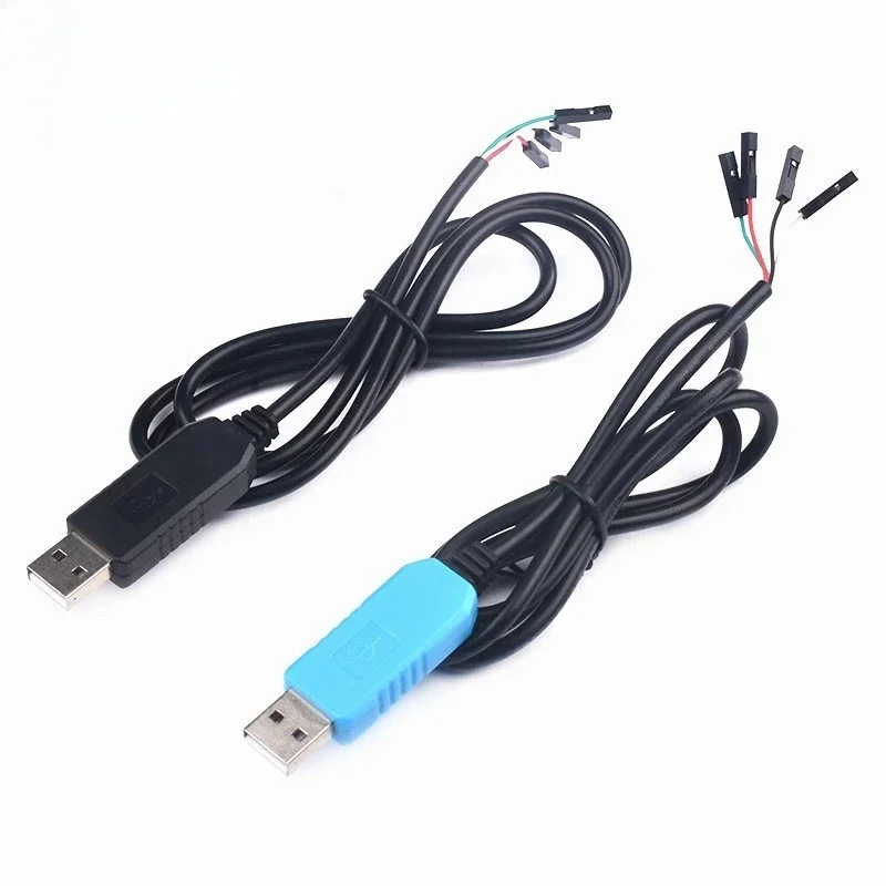 10PCS PL2303 PL2303HX/PL2303TA USB To RS232 TTL Converter Adapter Module with Dust-proof Cover  For arduino download cable