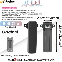 UV-26 Belt Clip Original for Baofeng DM-1701 DR-1802 UV-17 UV--5RM UV-5RH Original Clamp soporte walkie talkie Radio accessories