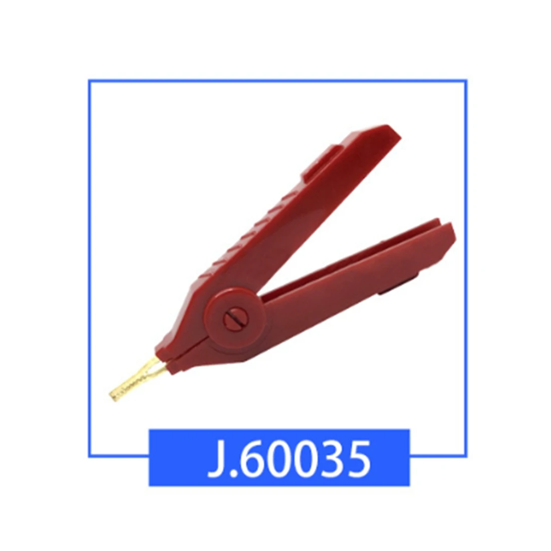 B66C 2Pcs/Set LCR-Plated Copper Alligator Clip Kelvin Four Clip Duckbill Clips