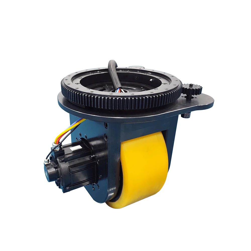 MDBOT Imported Germany Vulkolan Polyurethane Heavy Series agv Wheel Material Handling Equipment Mobile Wheel Unit