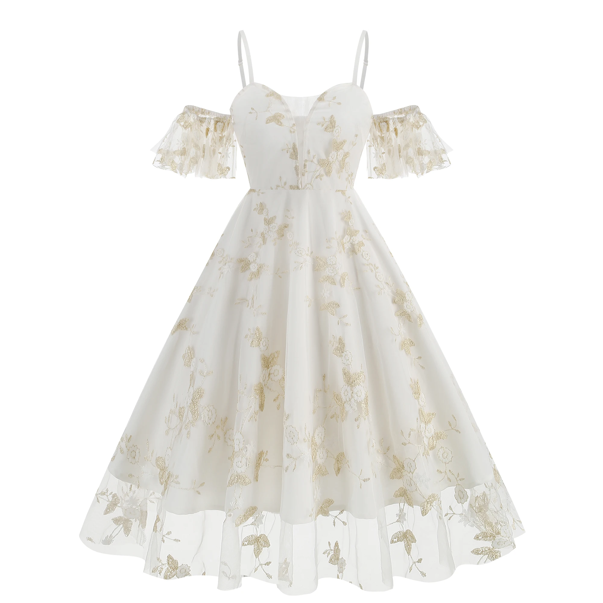 

Women's Slim Lace dress Sweetheart Neck Camisole Short Sleeve Summer one-piece Dresses dresses