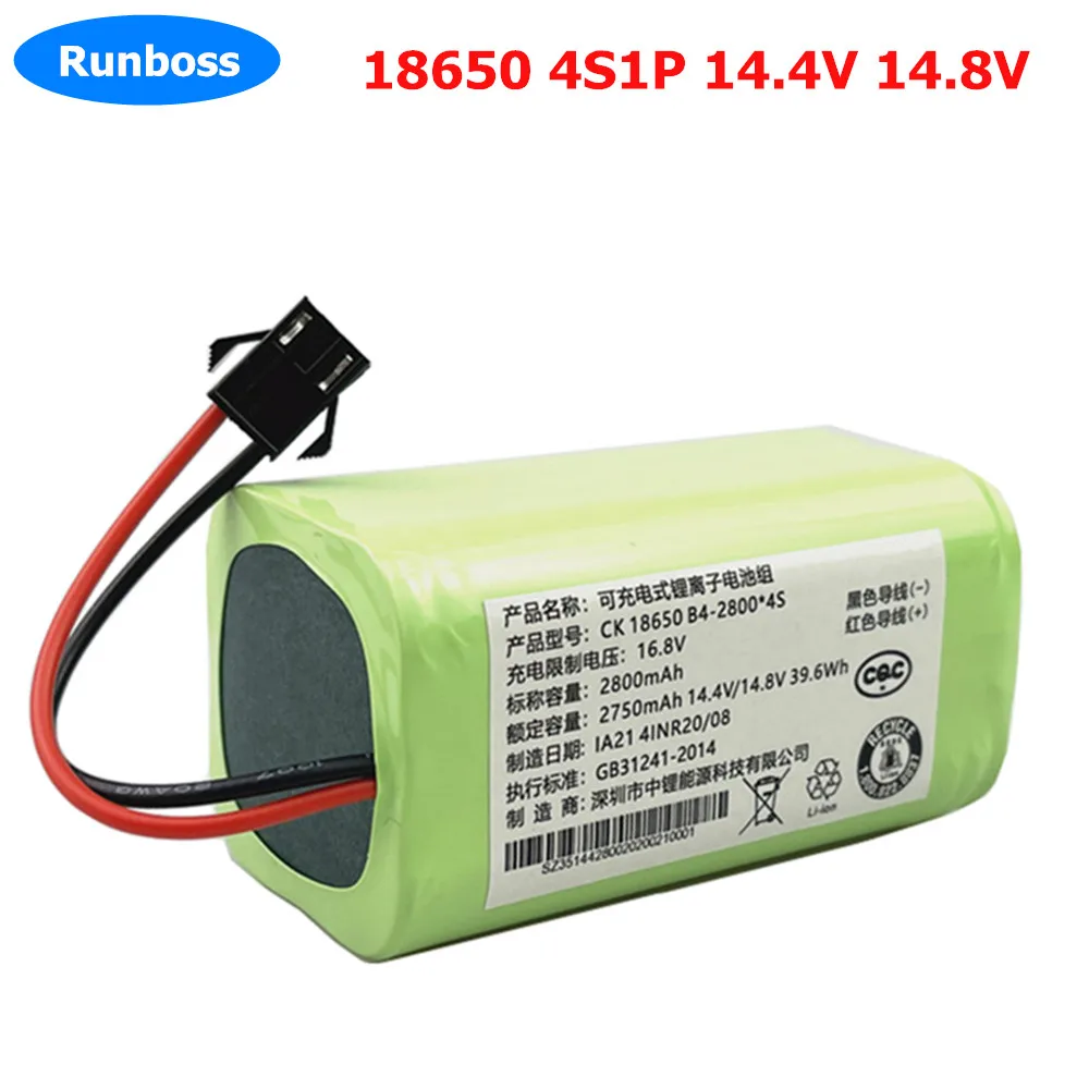 New 2800mAh IFR 18650 4S1P Li-ion Battery Pack For Lefant M201 M 201 / Lefant F1 Robot Vacuum Cleaner