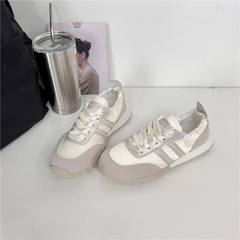 2024 new new ribbon Gump shoes retro silver De training women's shoes image 5
