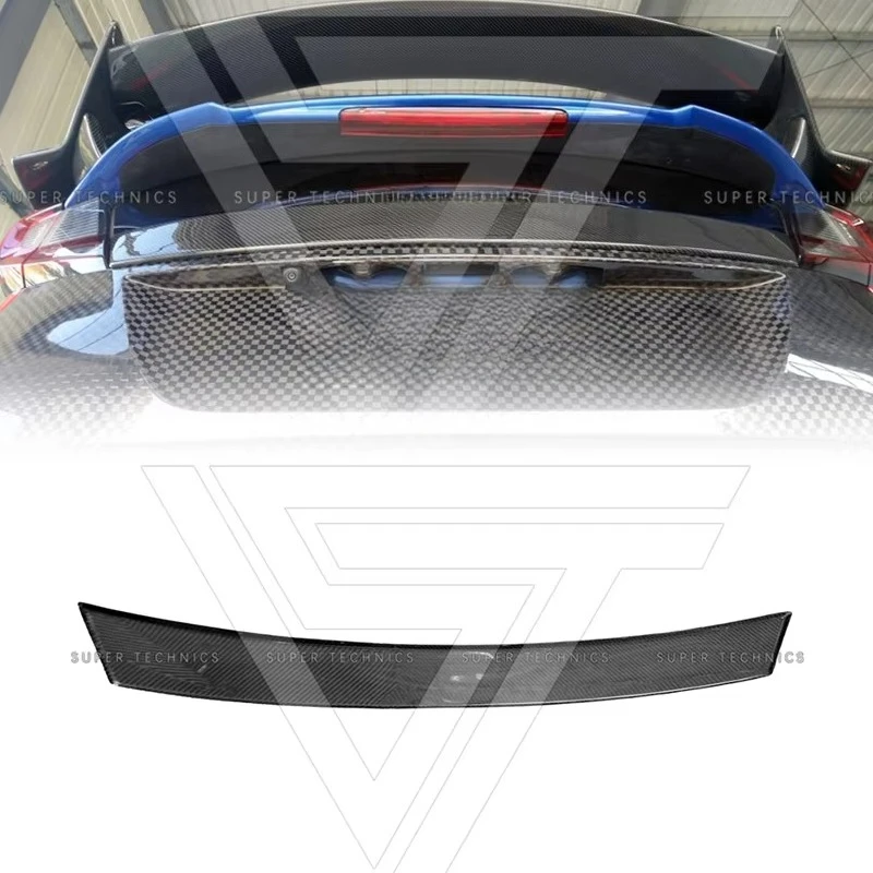 Carbon Fiber Customized Tailgate Garnish for2015-2017 For Honda Civic Fk2 Type-R Trunk Lip Spoiler Ducktail Retrofit to OE Style