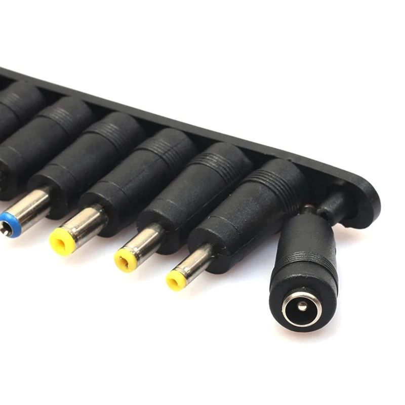 8 Trong 1 5.5X2.1Mm DC Jack Nam Jack DC Đầu Kết Nối DC Nữ Phích Cắm Adapter 6.3 6.0 5.5 3.5 2.5 Kết Nối