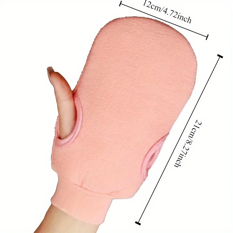 1pc Shower exfoliation body cleaning frosted massage dead skin gloves scrub towels double-sided fine sand shower rubbing back