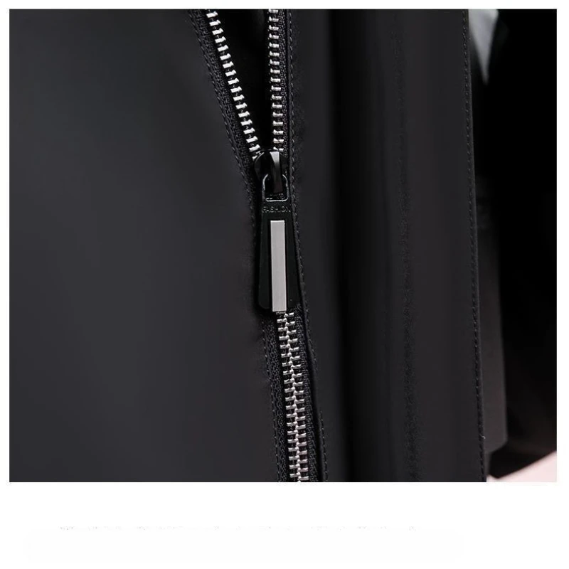 Men's Autumn Spring Top Coat Thickened Detachable New Simple Comfortable Loose Casual Design Fashion Soft Niche Versatile Skinny