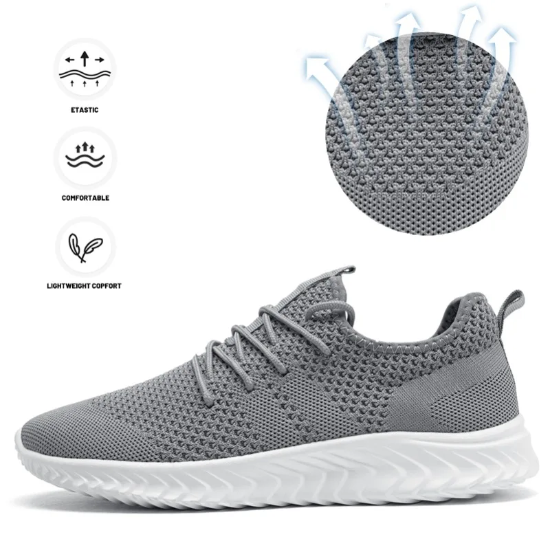 Nuevos zapatos deportivos informales para hombres y mujeres, zapatillas transpirables para correr, zapatos antideslizantes para caminar, diseño de calzado ligero