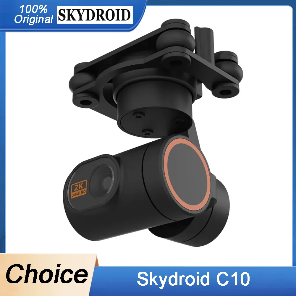 

Skydroid C10 Pro Маленькая 2K HD 3-осевая карданная камера Поддержка обратной связи 1080P Совместимость с пультом дистанционного управления T12/H12/H16/H16Pro