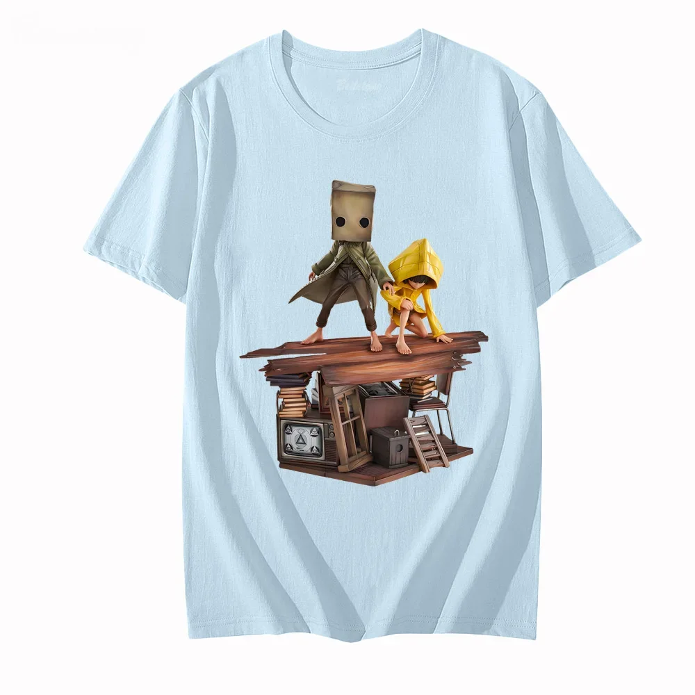 2026new تي شيرت كوابيس صغيرة Harajuku هوديي س الرقبة القطن عالية الجودة تي شيرت عادية الربيع/الصيف التي شيرت Camisetas