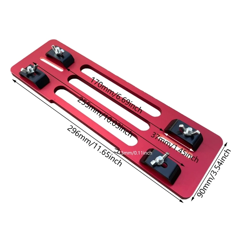 Suporte corte ajustável placa base universal para máquinas mármore d2rd