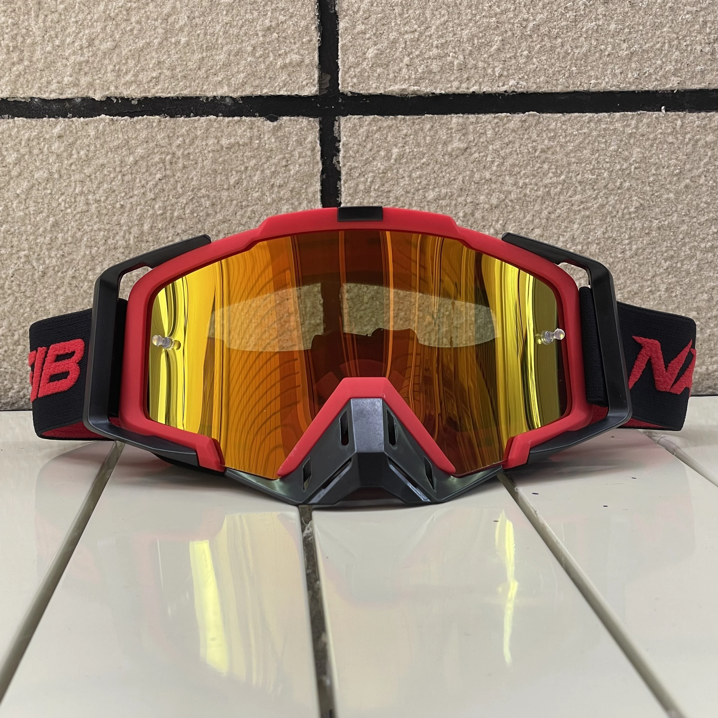 نظارات ركوب الدراجات النارية - مضادة للضباب/الخدش، نظارات الدراجات الترابية للرجال/ركوب الدراجات النارية الجبلية