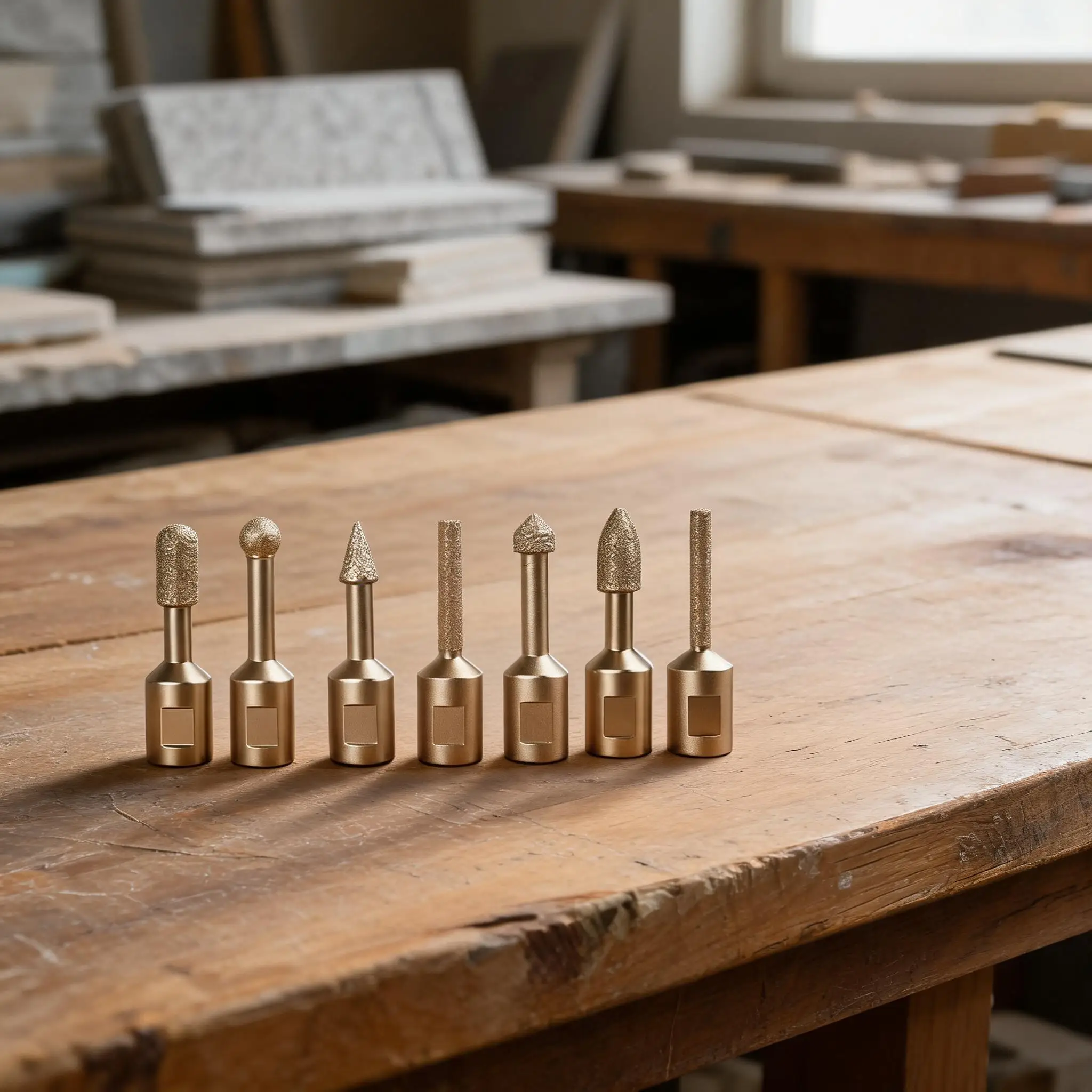 7pcs Grinding Head Ceramic-Tile Hole Saw Cutter Granite-Marble Drill Bits For M10 Angle Grinders Wear-resistant Brazing Parts