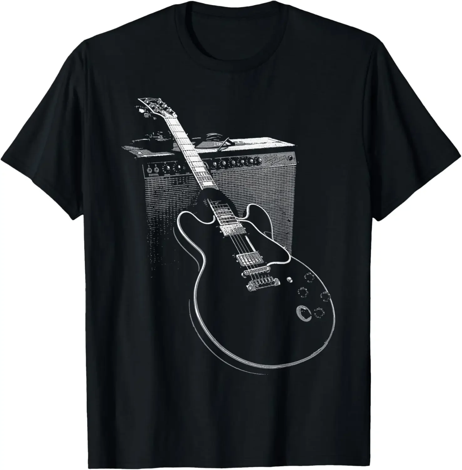 

Legendary Blues Guitar and Amp T Shirt Music Gifts Unisex Summer Soft Tops Custom Printed Graphic Shirts Camisetas
