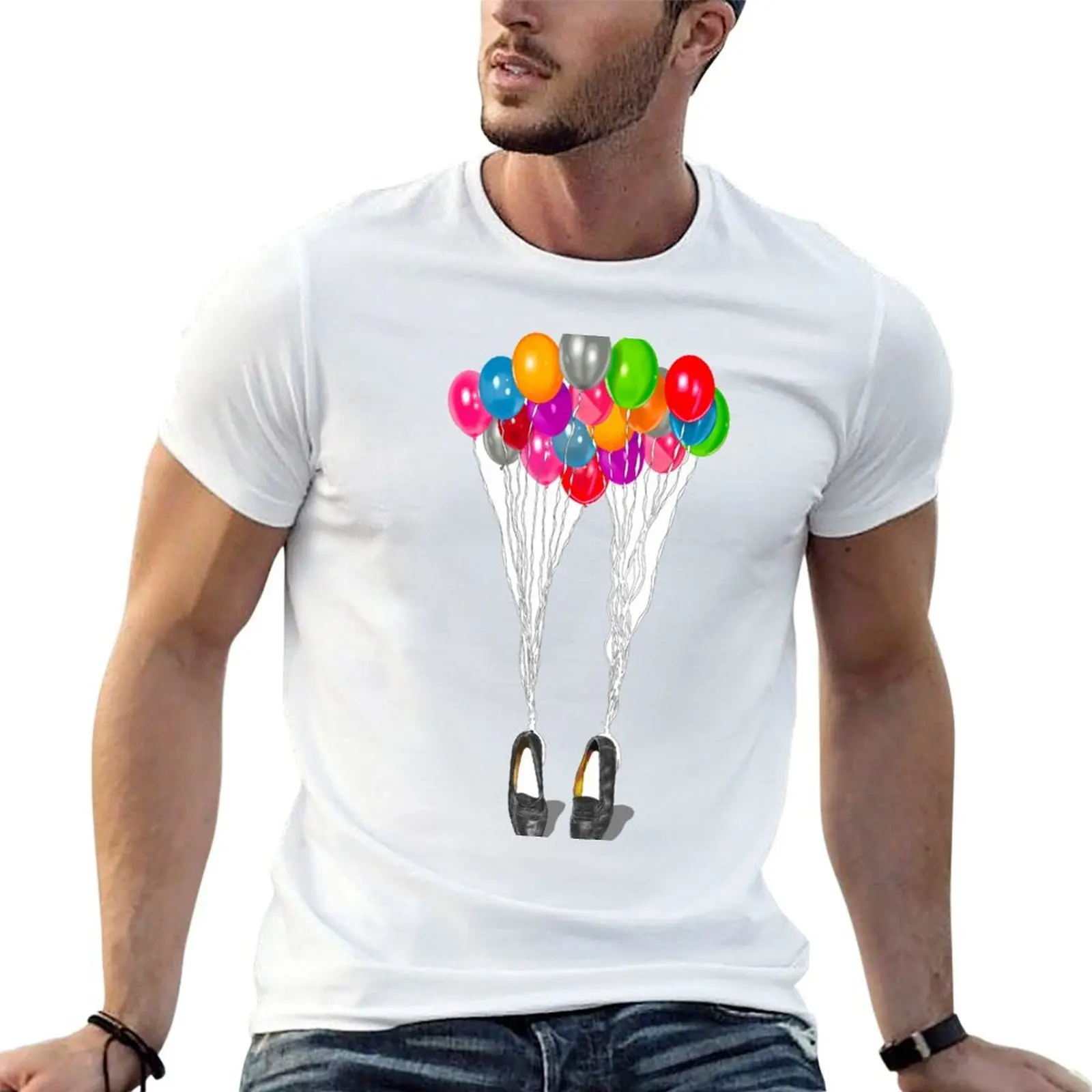 

MJ Balloon T-Shirt man t shirt summer t shirt personalised t shirts for man slim fit T-shirt