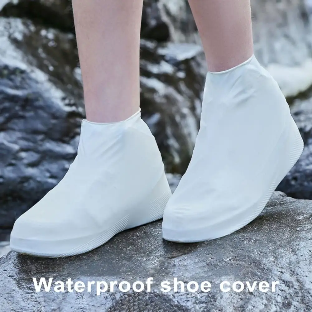 Rain Boots Covers Waterproof Kids Rain Boot Covers Anti-skid Shoe Protectors for Children Thickened Leakproof Design for Wear