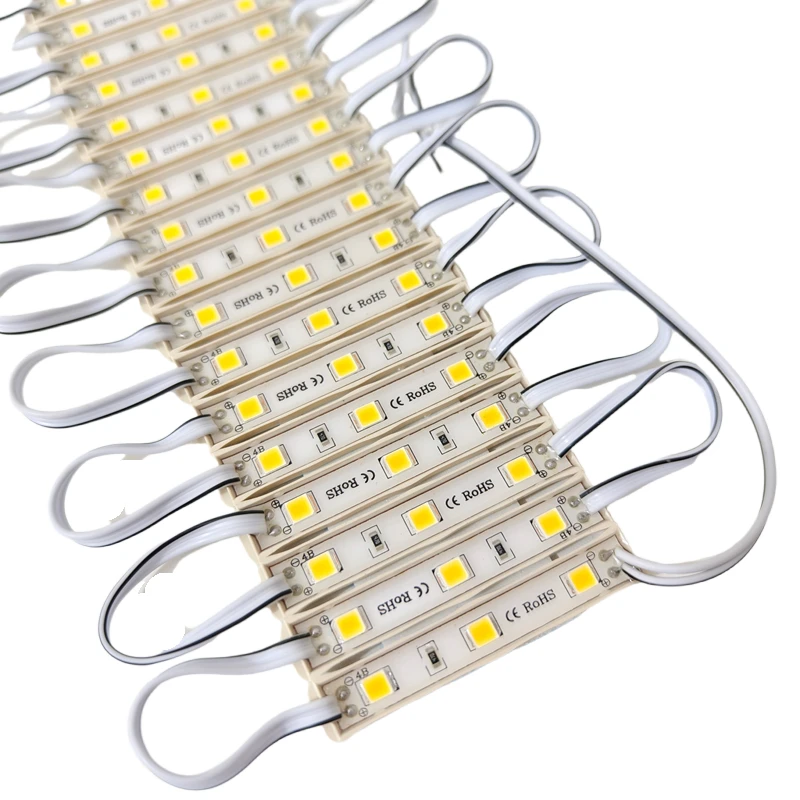 100 stks/partij Super Heldere SMD 5054 LED Module Advertentie Ontwerp Hoge Kwaliteit LED Module Verlichting 3 LED DC12V