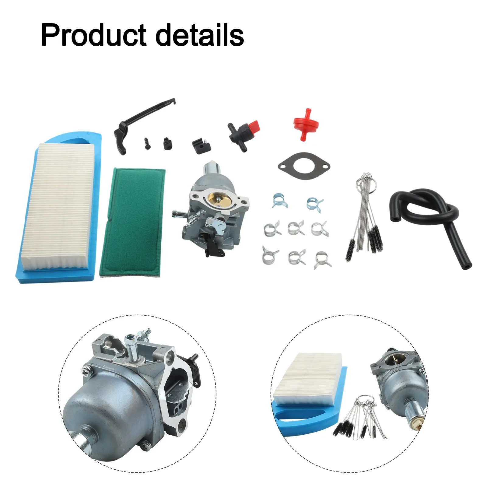

1 комплект карбюратора для B&S 594601 796587 591736 19 19,5 20 20,5 21 газонокосилка-трактор для газонокосилок CRAFTSMAN