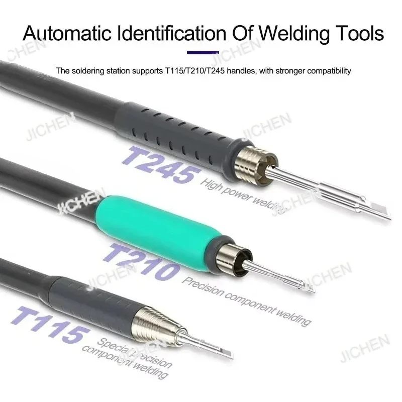 HG Intelligent Welding Station Precision Welding Rework 3 In 1 High Voltage 80w Station Automatic Sleep Rework Station