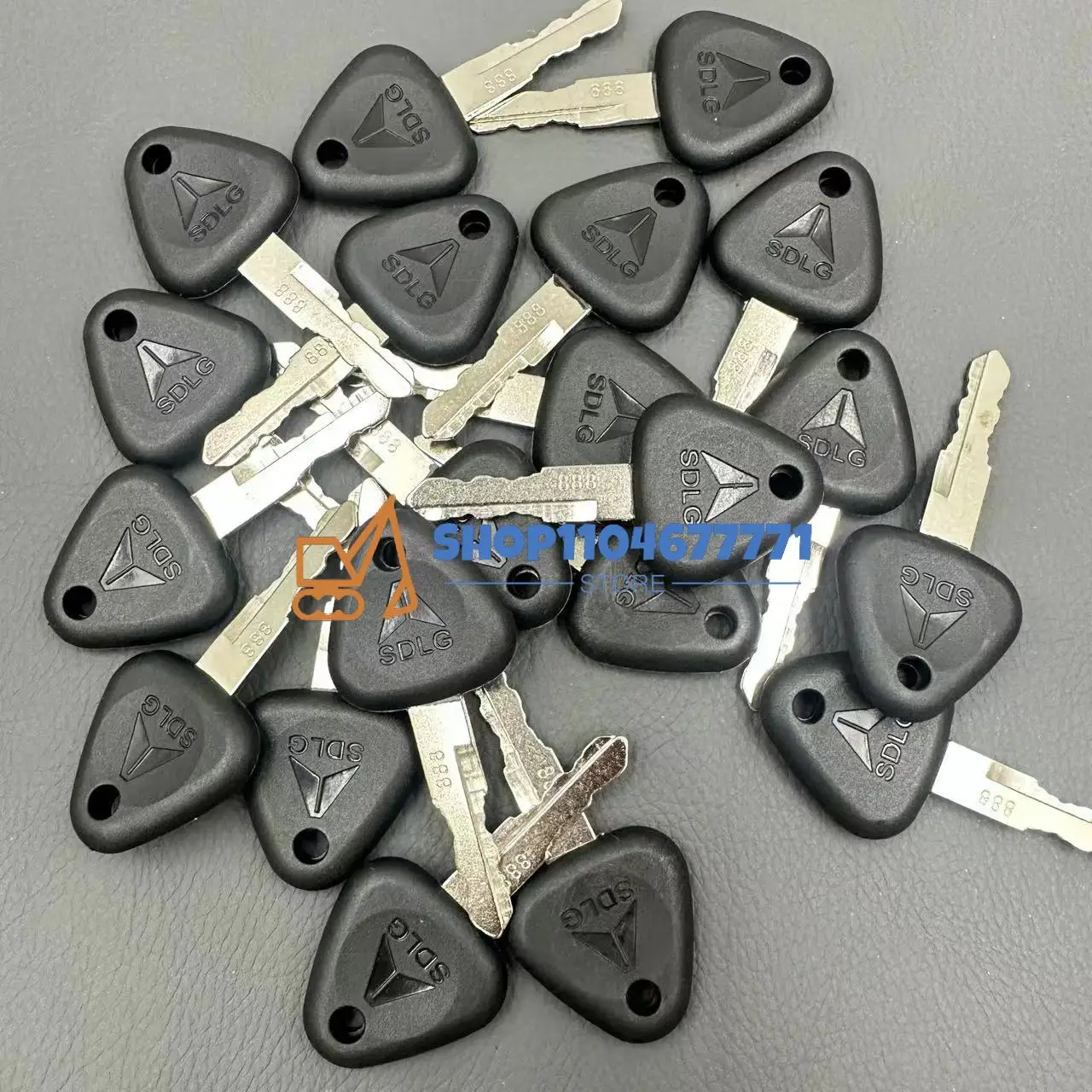 50 pz Per SDLG 888 Chiavi Chiave Escavatore 55 60 75 80 135E 215 360F Chiave di Avvio Chiave di Accensione