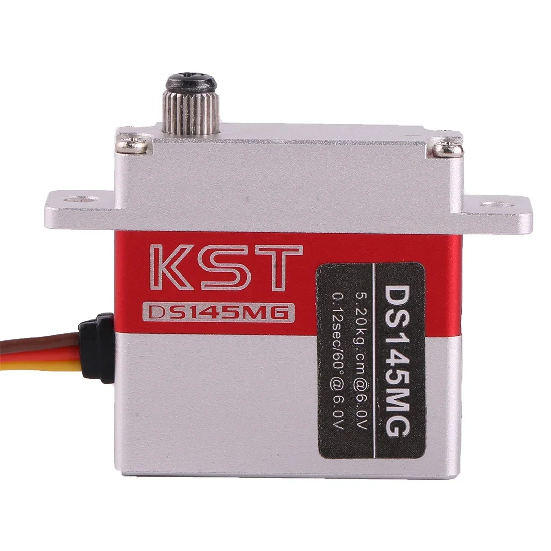 KST DS145MG 6V 5kg 0,12 SEC engranaje de Metal de alta precisión Servo planeador de ala Digital para UAV RC coche Robot brazo barco helicóptero