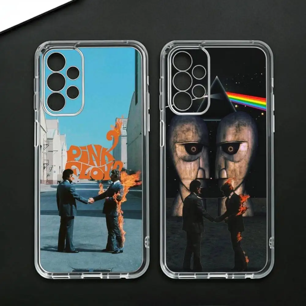 P-Pink Band F-Floyd  Phone Case For Samsung Galaxy A71,A70,A52,A51,A40,A30 Transparent Cover
