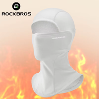 ROCKBROS Winter Full Face Cycling Mask Balaclava Scarf Warm Helmet Liner Fishing  Windproof Breathable Headgear Bike Mask